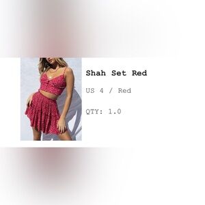 Princess Polly Top and Skirt